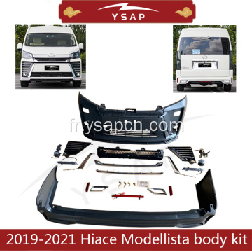 Kit de carrosserie de style Hiace Modellista 19-21 Hiace Modellista